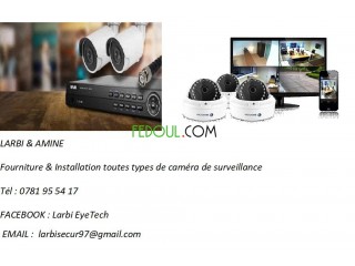 Fourniture et Installation Camera de surveillance