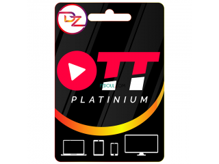 Abonnement OTT Platinium 3 / 6 / 12 / 24 mois - Serveurs IPTV & VOD