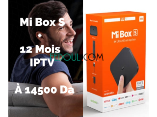 Un Pack Mi Box S + 12 mois IPTV SLYTV
