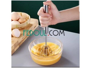 مضرب البيض اليدوي المضاد للصدا Fouet à œufs multifonction