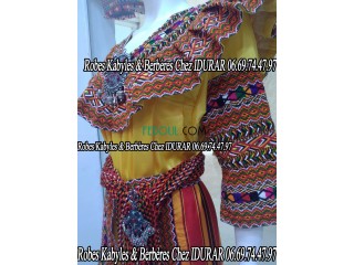 Robe kabyle en jaune disponible