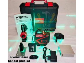 Niveau Laser HONEST PLUS expert 4D /16 lignes Double batterie lithium +valise +suport LIVRAISON 58 WILAYA