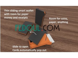 محفظة يدوية مطبوعة بتقينة الطباعة ثلاثية الأبعاد لوضع المال والأغراض الشخصية