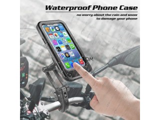 Support de téléphone portable étanche pour vélo moto réglable à 360
